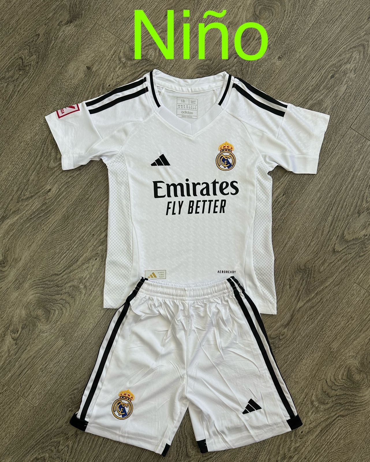 UNIFORME DEL REAL MADRID