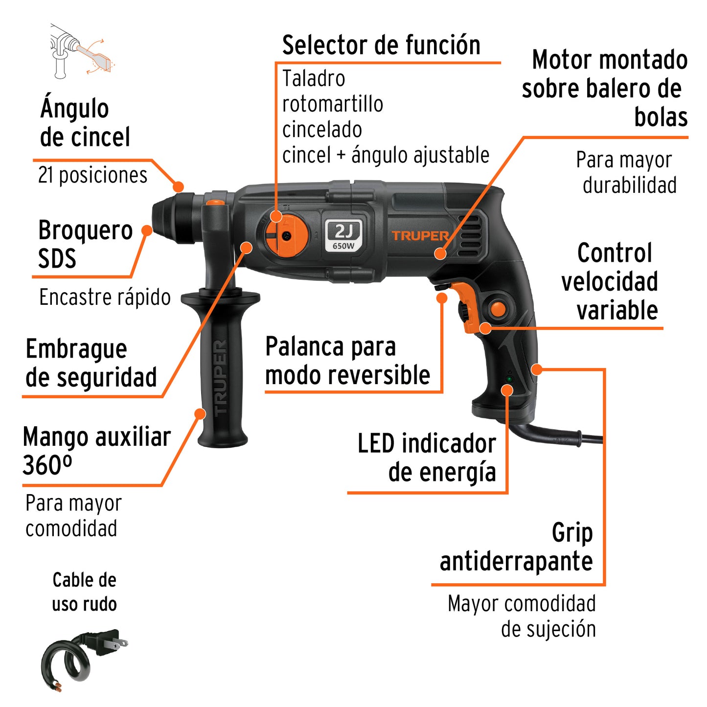 TALADOR ROTO MARTILLO™