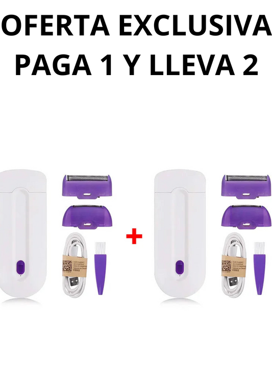 Depiladora Recargable 2x1